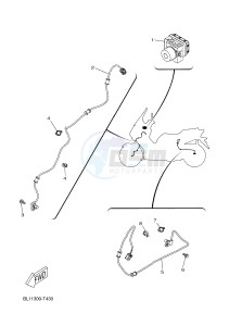 YP125RA X-MAX 125 ABS POLICE BELGIUM drawing ELECTRICAL 3