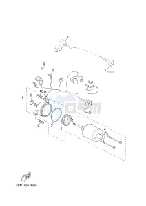 YPR125RA XMAX 125 ABS EVOLIS 125 ABS (2DMC 2DMC) drawing STARTING MOTOR