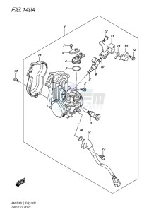 RM-Z450 EU drawing THROTTLE BODY