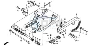 NV600C 400 drawing SWINGARM