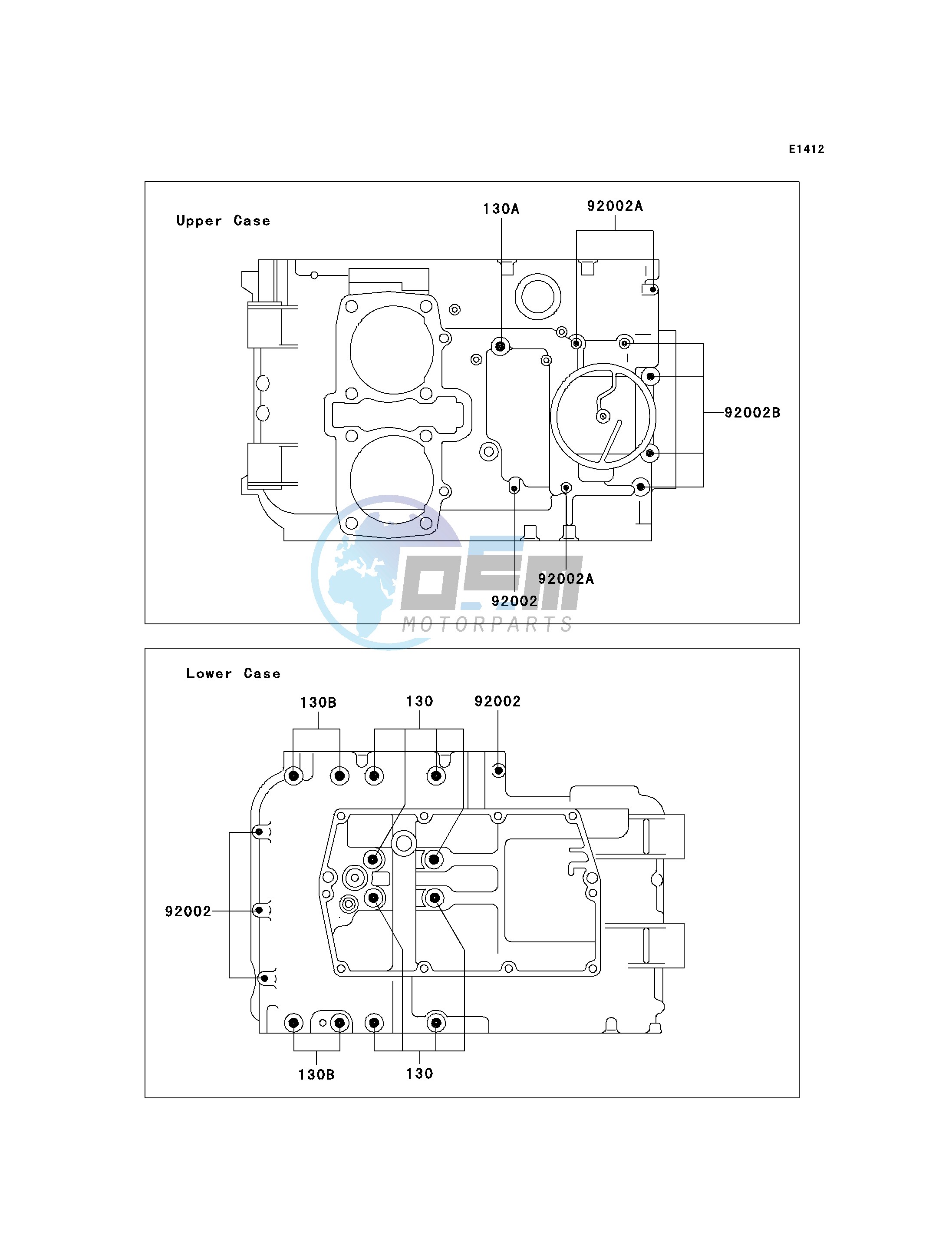 CRANKCASE BOLT PATTERN