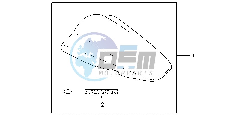 REAR SEAT COWL