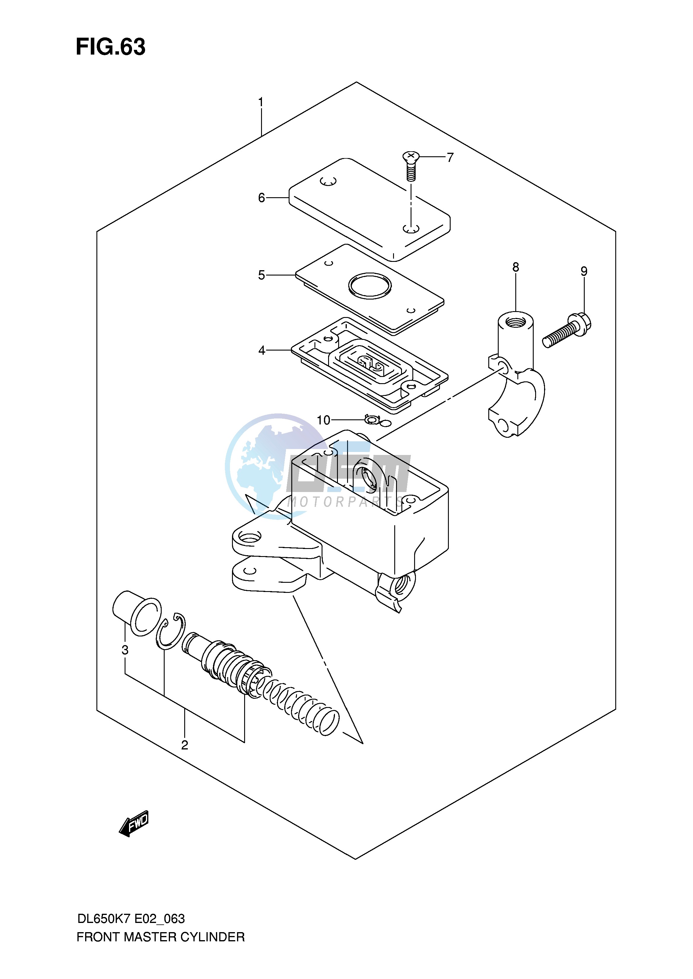 FRONT MASTER CYLINDER