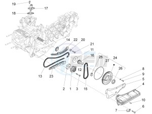 LXV 125 4T 3V E3 (APAC) drawing Oil pump