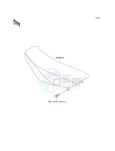 KX 100 A [KX100 MONSTER ENERGY] (A6F - A9FA) D7F drawing SEAT