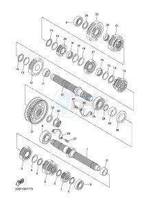 XVS1300A MIDNIGHT STAR (1CS9) drawing TRANSMISSION