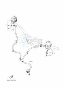 CZD250-A  (BPU1) drawing HANDLE SWITCH & LEVER