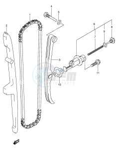 LT-F400 (P24) drawing CAM CHAIN