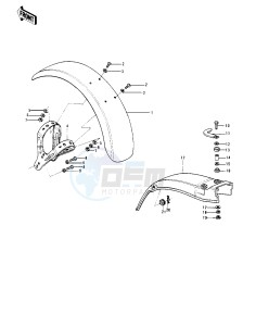 KH 400 A (A3-A5) drawing FENDERS