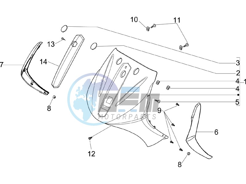 Front shield