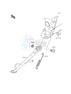 Z300 ABS ER300BGF XX (EU ME A(FRICA) drawing Stand(s)