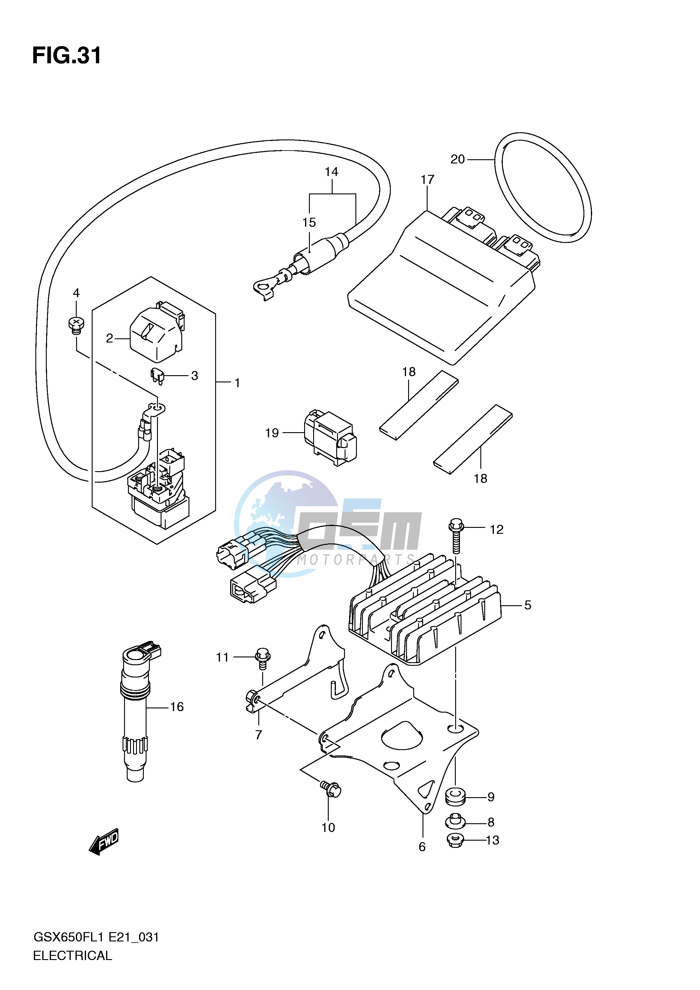 ELECTRICAL (GSX650FUAL1 E21)