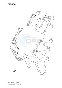 VZR1800 (E2) INTRUDER drawing FRAME HEAD COVER (VZR1800K9 UFK9 NK9 NUFK9)