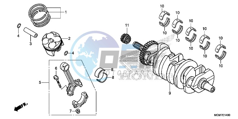 CRANKSHAFT/ PI STON