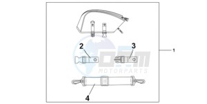 CBR1000RR9 Korea - (KO / SPC) drawing REAR SEAT BAG