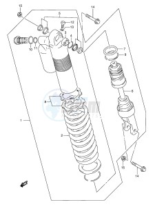 RMX250 (E28) drawing SHOCK ABSORBER