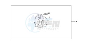 CB1000R9 Europe Direct - (ED) drawing U-LOCK HOLDER