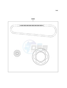 ER-5 ER500-C5P GB XX (EU ME A(FRICA) drawing Chain Kit