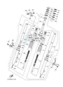 XC125E VITY (4P7A) drawing FRONT FORK