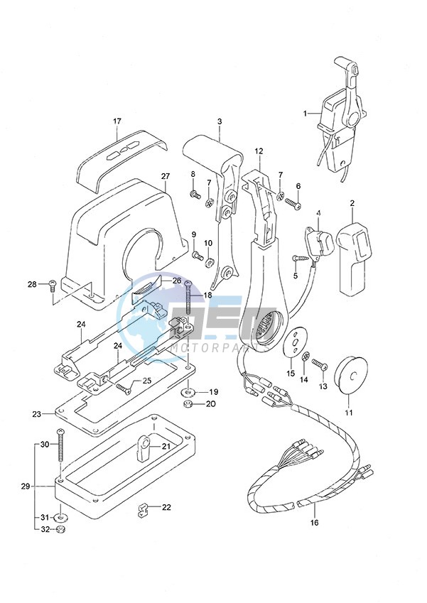 Top Mount Single (1) Remote Control