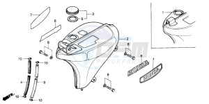 C70Z 50 drawing FUEL TANK