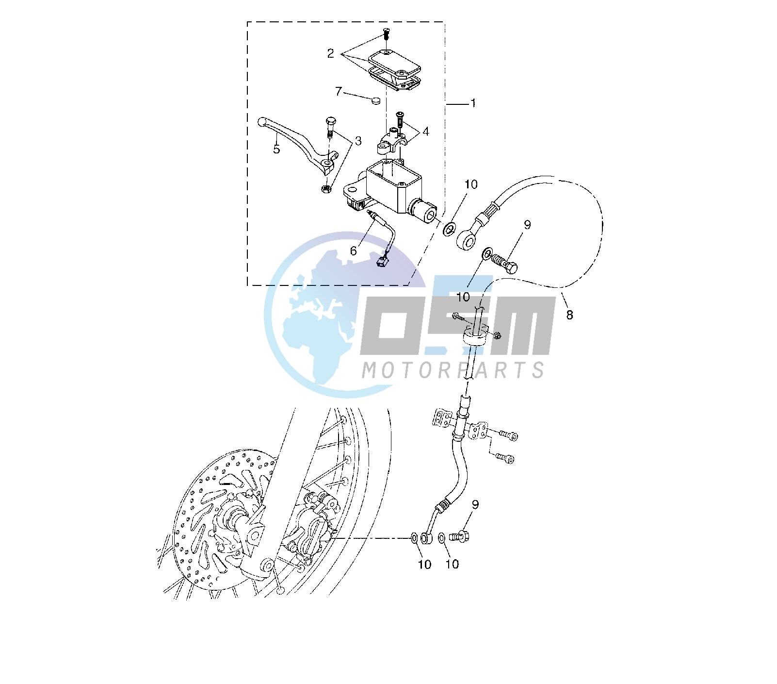 FRONT MASTER CYLINDER