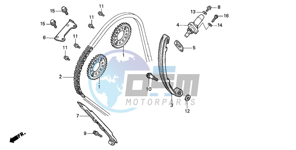 CAM CHAIN/TENSIONER