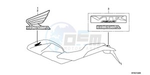 VTR2509 ED / LL MK drawing MARK