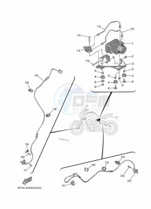 MT-09 MTN890 (B7NV) drawing ELECTRICAL 3