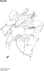 LT-R450 (E19) drawing FRONT FENDER (LT-R450L0)