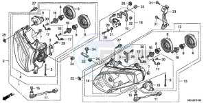 GL1800A Korea - (KO) drawing HEADLIGHT