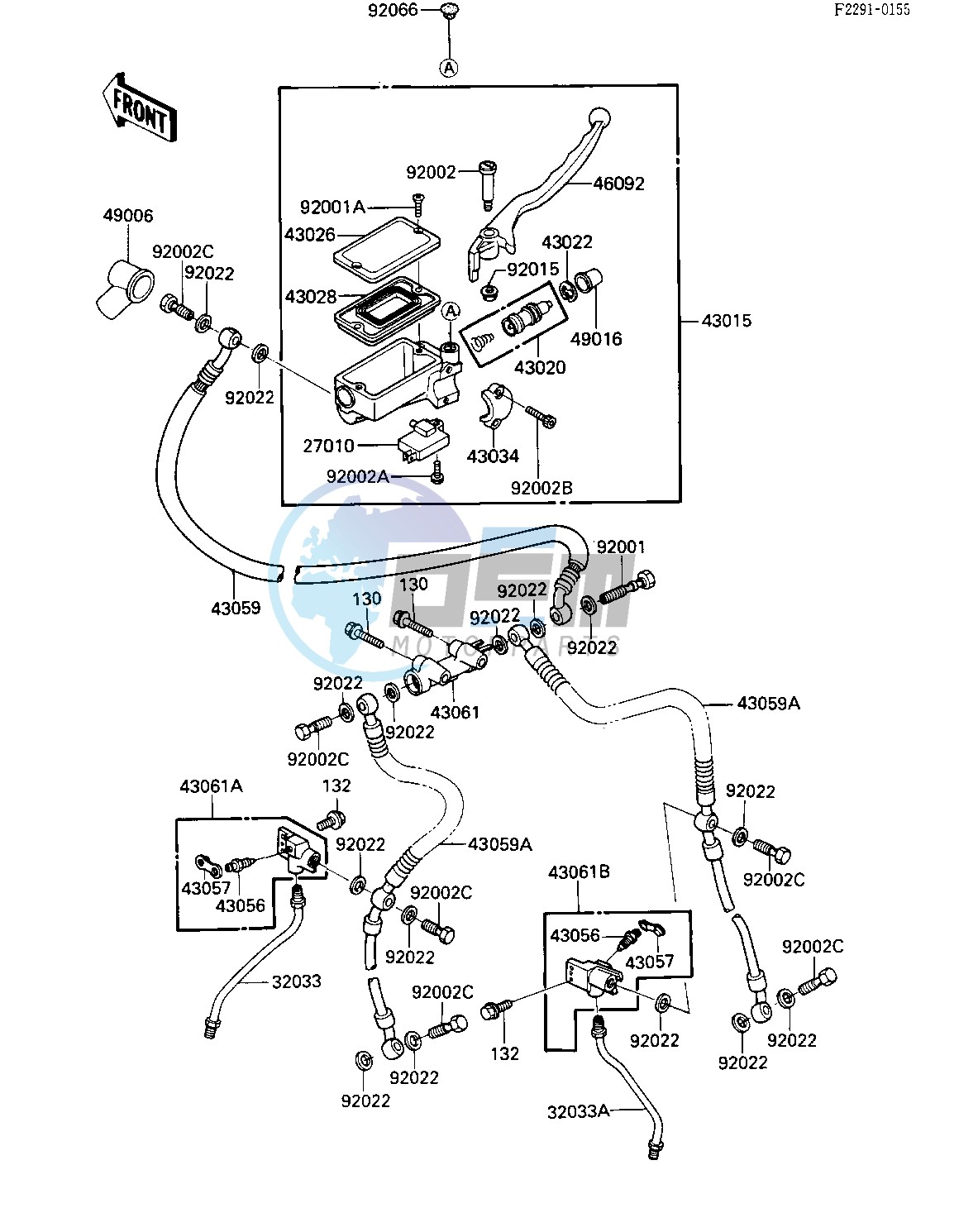 FRONT MASTER CYLINDER