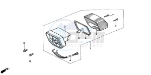 CRM75R drawing TAILLIGHT