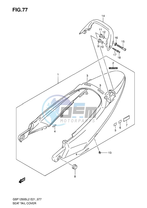 SEAT TAIL COVER