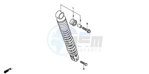 SFX50 drawing REAR CUSHION