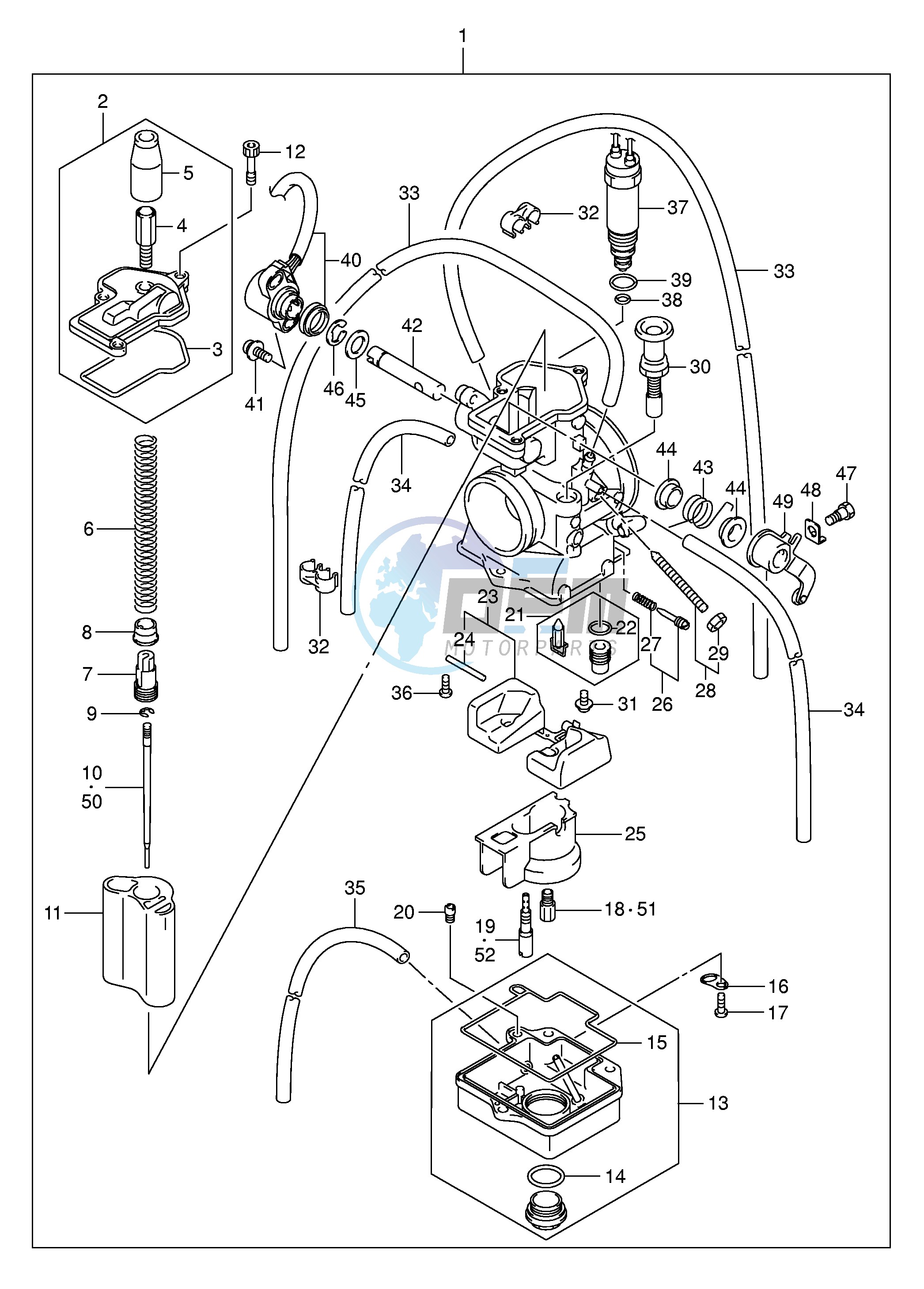 CARBURETOR (MODEL K5)