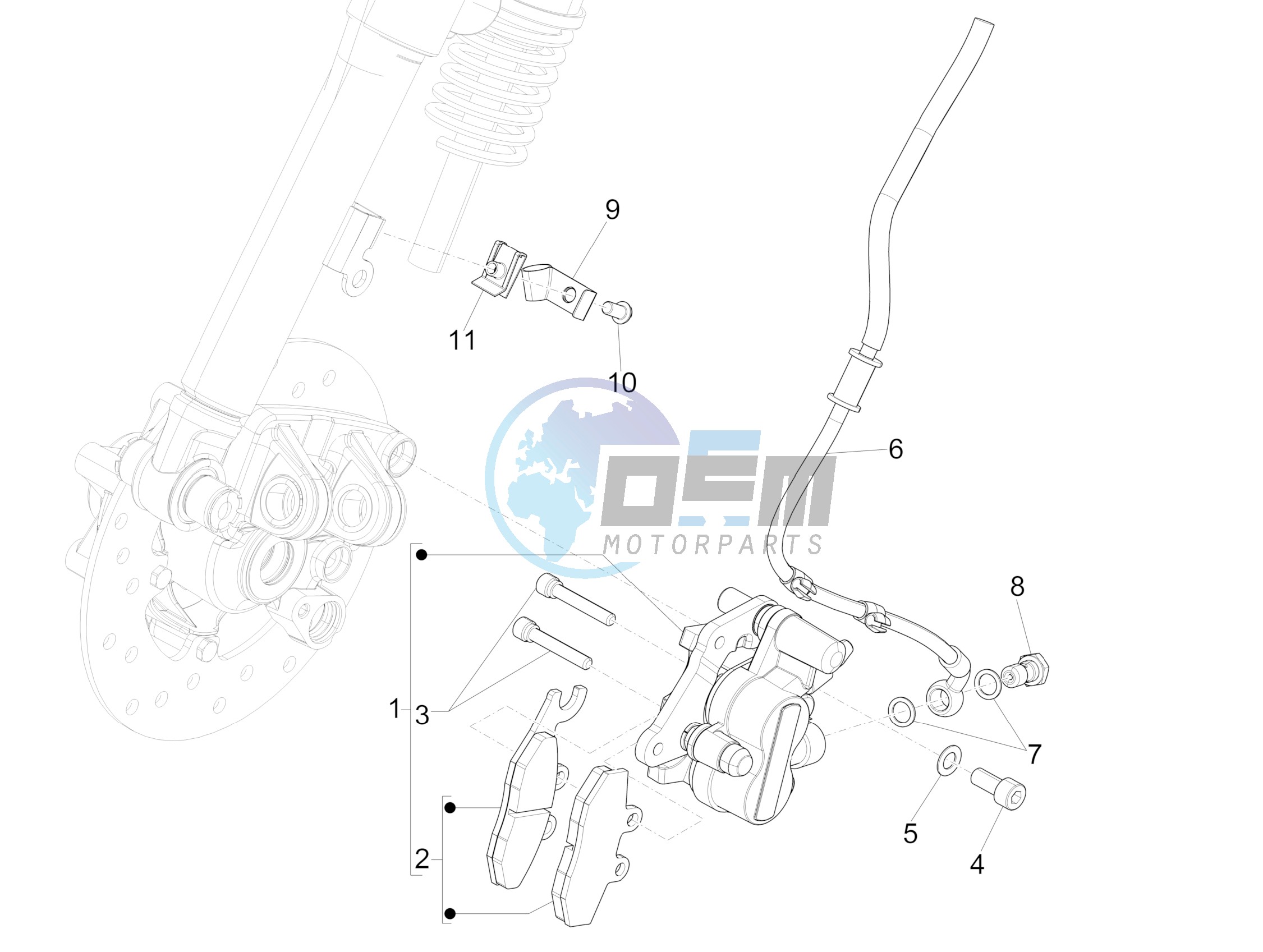 Brakes pipes - Calipers