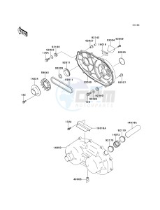 KAF 620 C [MULE 2500] (C6) [MULE 2500] drawing CONVERTER COVER_DRIVE BELT