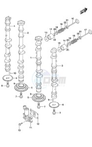 DF 250 drawing Camshaft SS Model