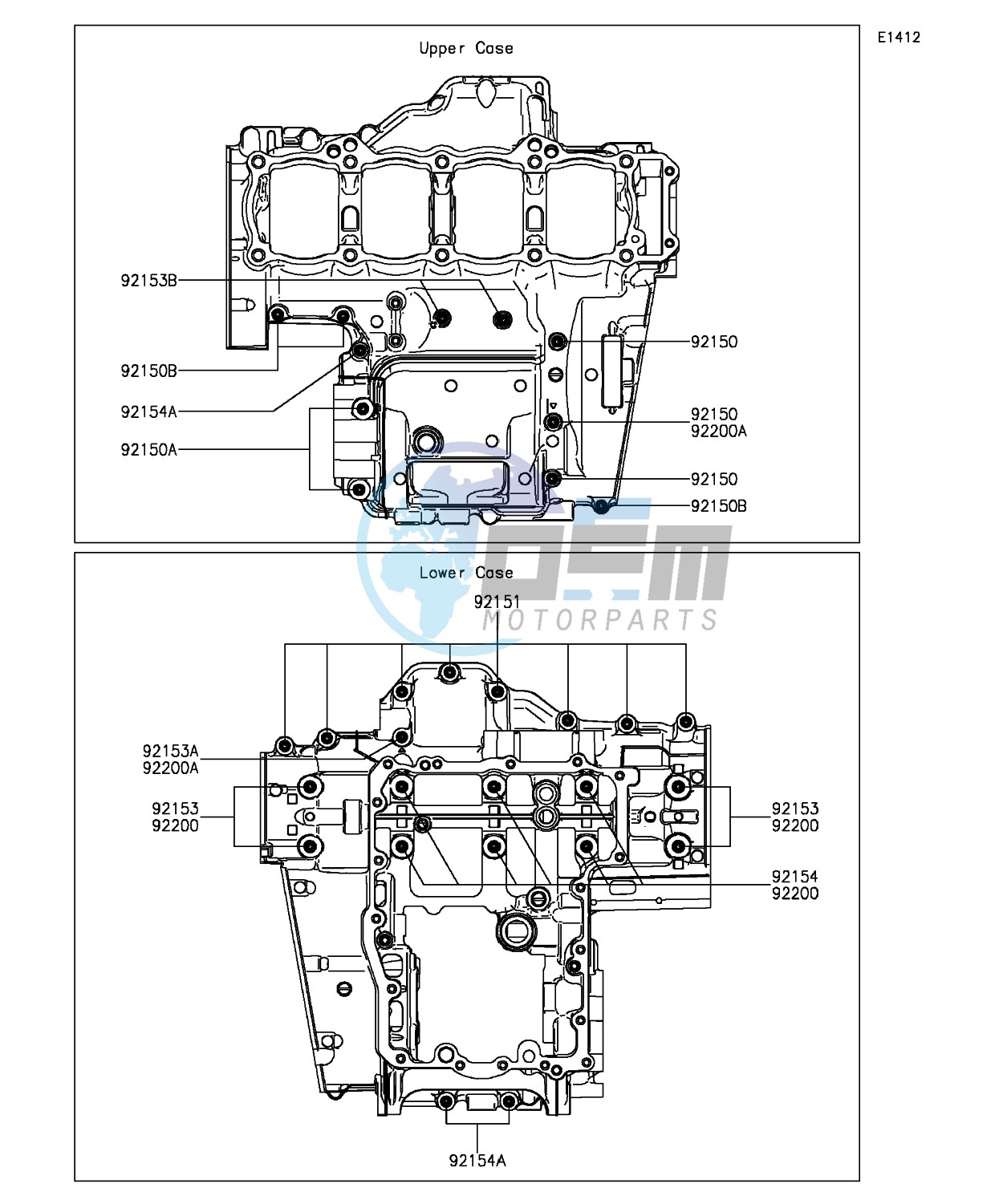 Crankcase Bolt Pattern