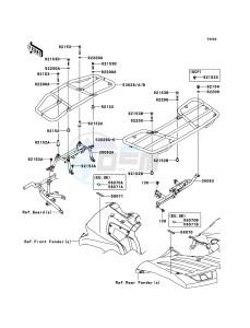 KVF750_4X4_EPS KVF750GCS EU GB drawing Carrier(s)