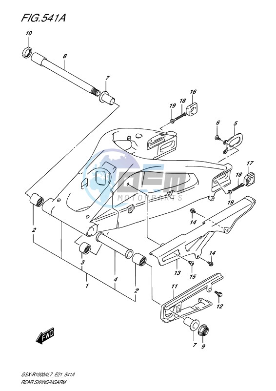 REAR SWINGINGARM