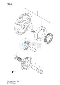 GSX-R750 drawing STARTER CLUTCH