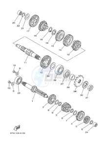 YZ85 YZ85LW (1SP1 1SP3) drawing TRANSMISSION