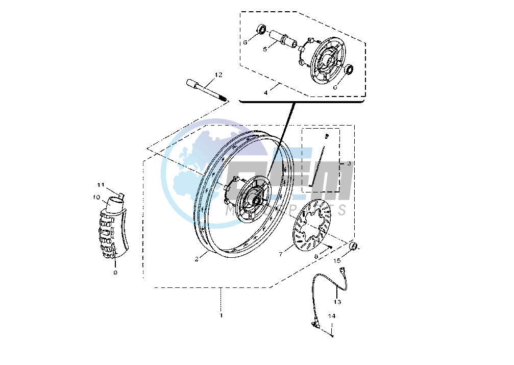 FRONT WHEEL ENDURO