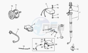 V 75 750 PA Nuovo Tipo PA Nuovo Tipo drawing vama strobo lamp