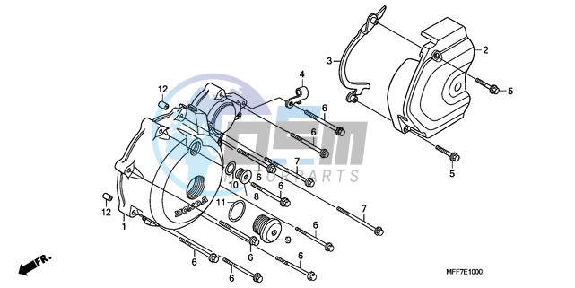 LEFT CRANKCASE COVER