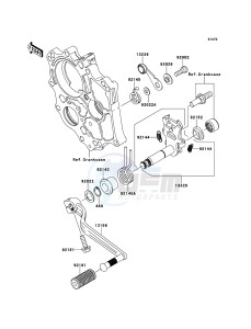 ER-6f ABS EX650B8F GB XX (EU ME A(FRICA) drawing Gear Change Mechanism