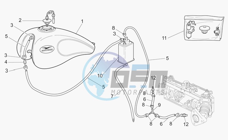 Fuel vapour recover system