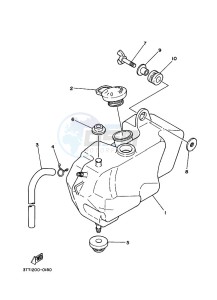 DT125 (3TTX) drawing OIL TANK